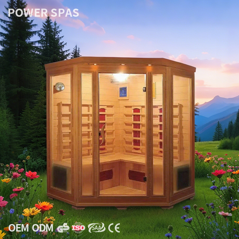 Outdoor sauna room