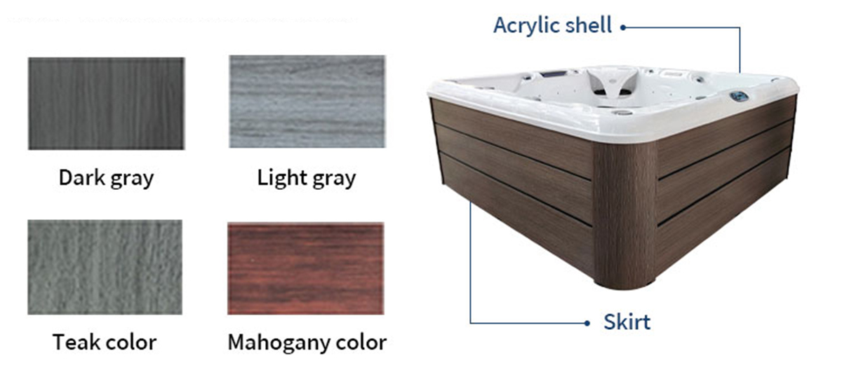 6 Person Massage Spa Hot Tub Outdoor 6 Person Massage Spa Hot Tub Outdoor