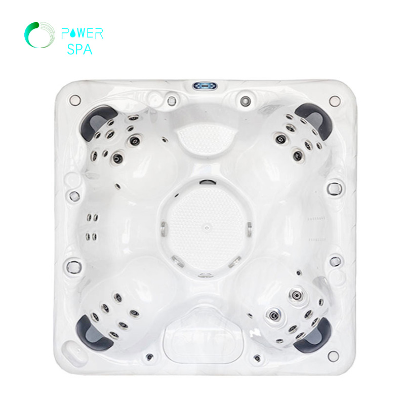 6-personers utendørs spabad