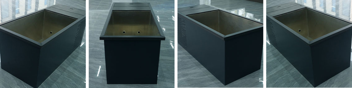 حوض استحمام بارد من الفولاذ المقاوم للصدأ