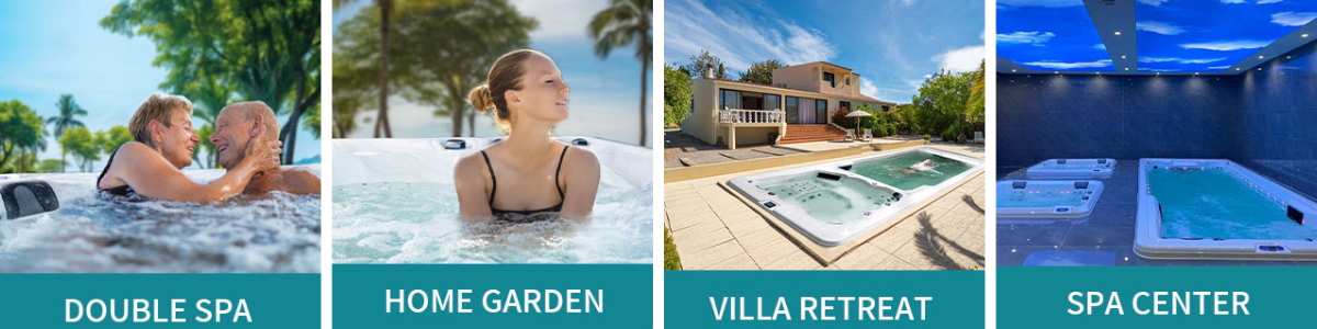 Großer Swim-Spa-Pool Großer Swim-Spa-Pool