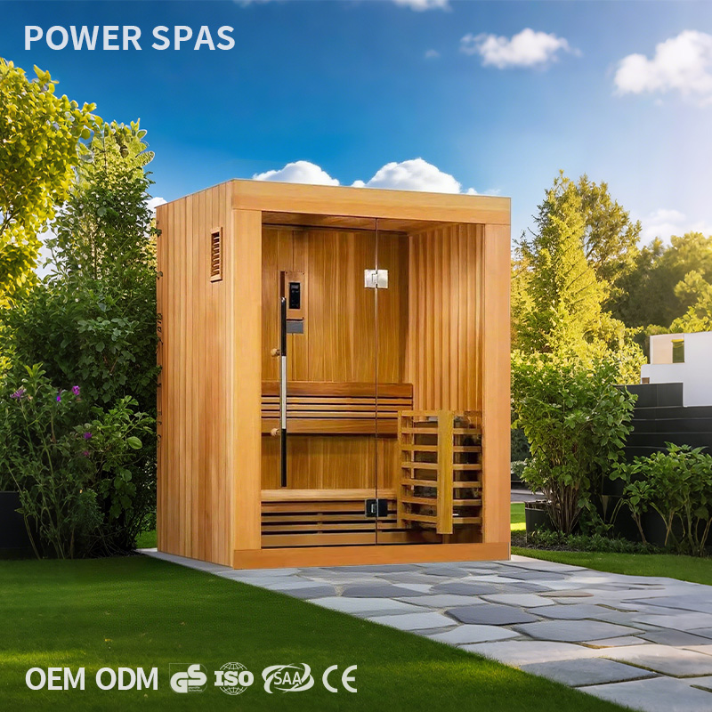 Outdoor sauna room