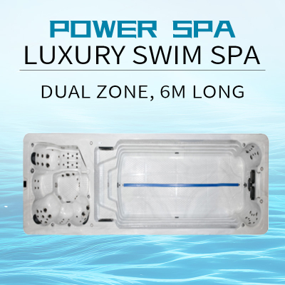 Spa de natação de zona dupla de 6 m