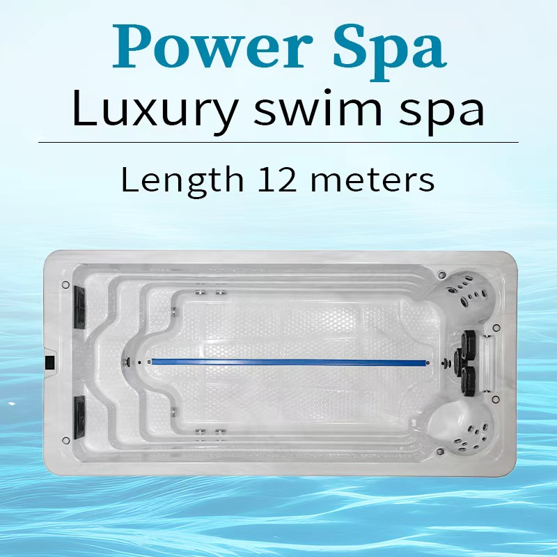 Großer Swim-Spa-Pool