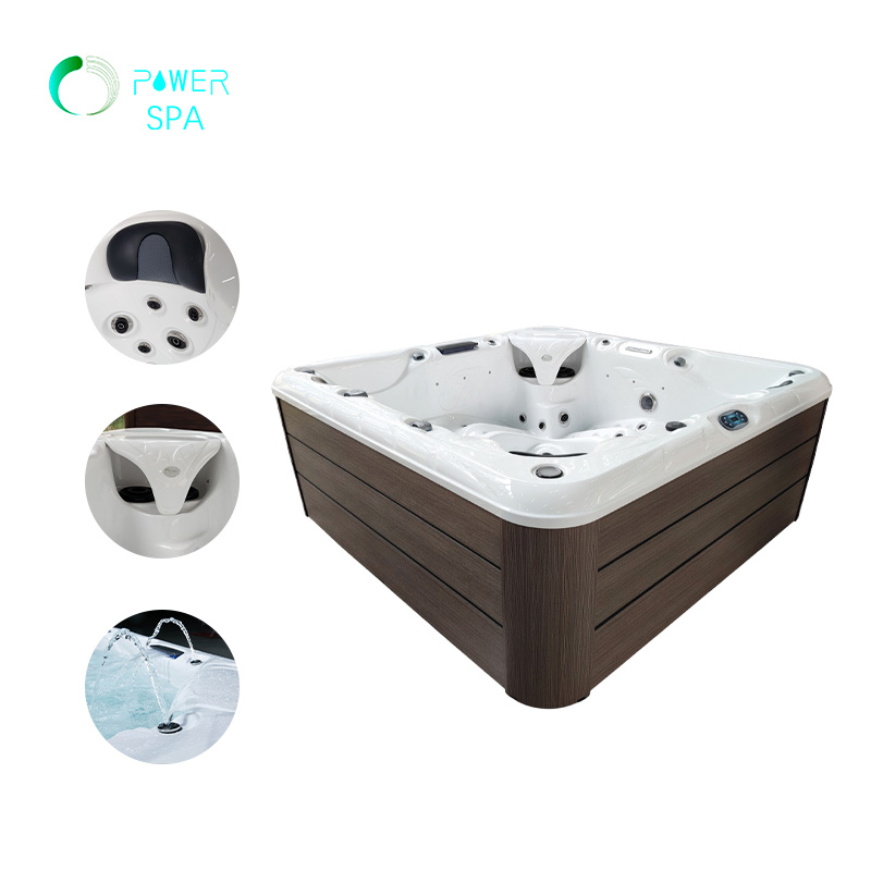 5 Person Outdoor Spa Hot Tub with 118 Massage Jets
