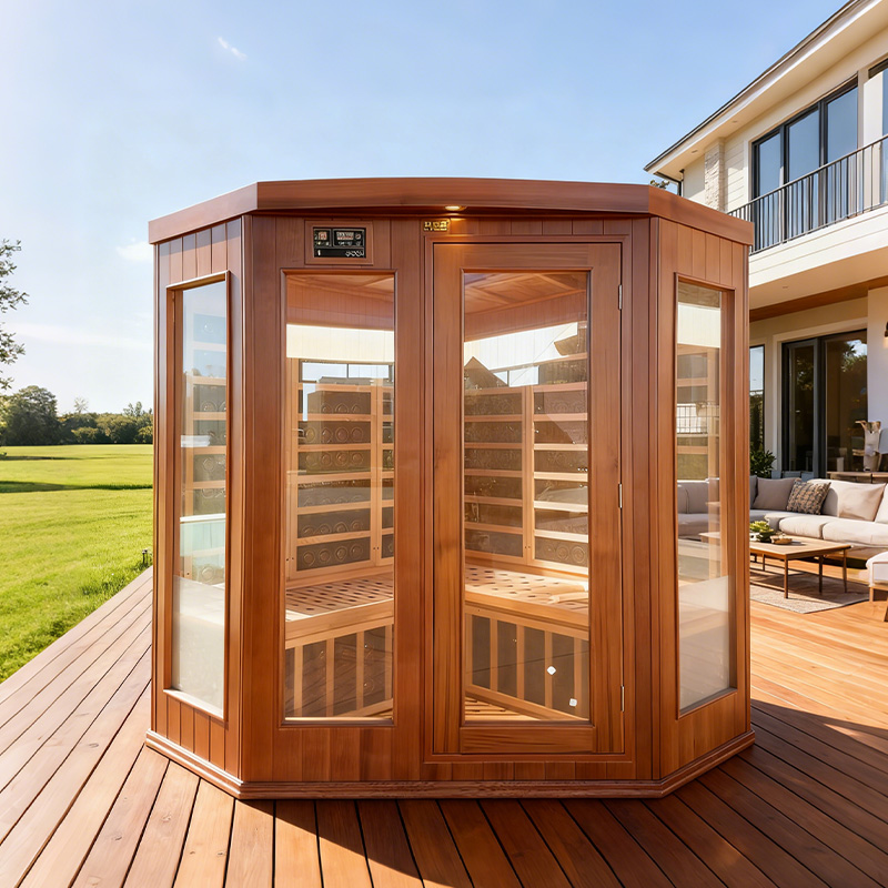 outdoor sauna room