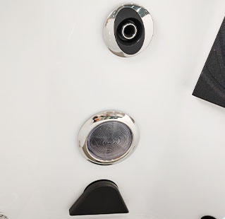 Banheira de gelo acrílica com sistema de refrigeração Banheira fria