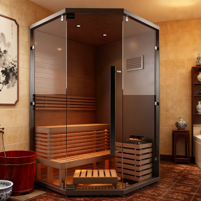 indoor sauna room