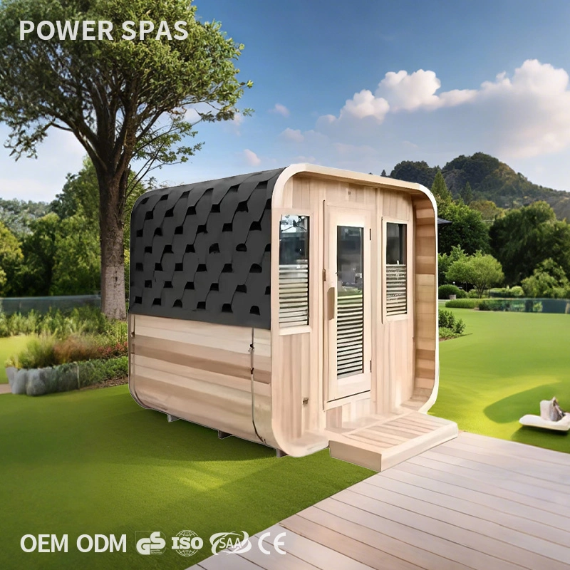Outdoor sauna room