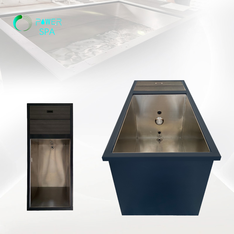 حوض استحمام بارد من الفولاذ المقاوم للصدأ