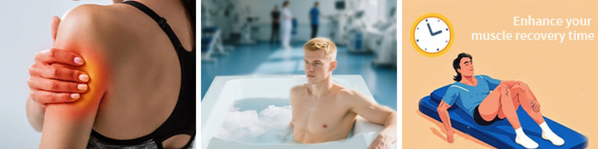 حوض استحمام جليدي خارجي