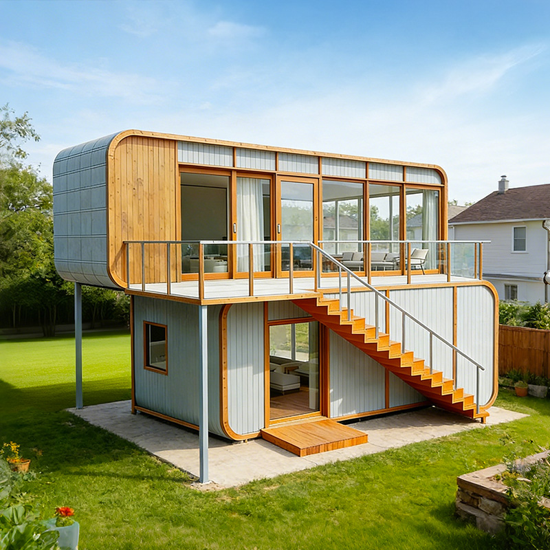 Casa a capsule a due piani