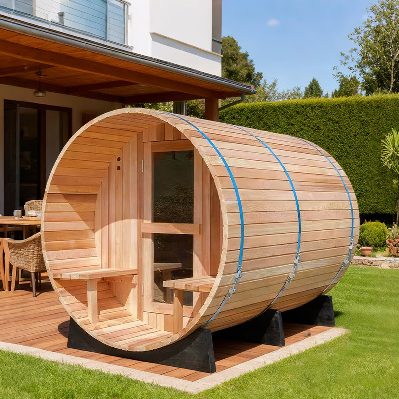 sala de sauna al aire libre