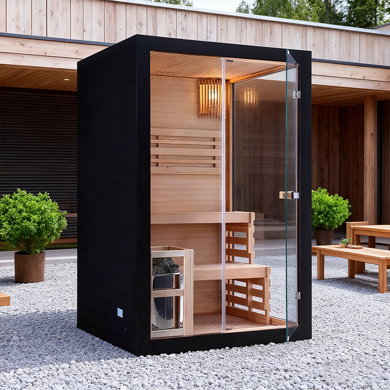 sala de sauna al aire libre
