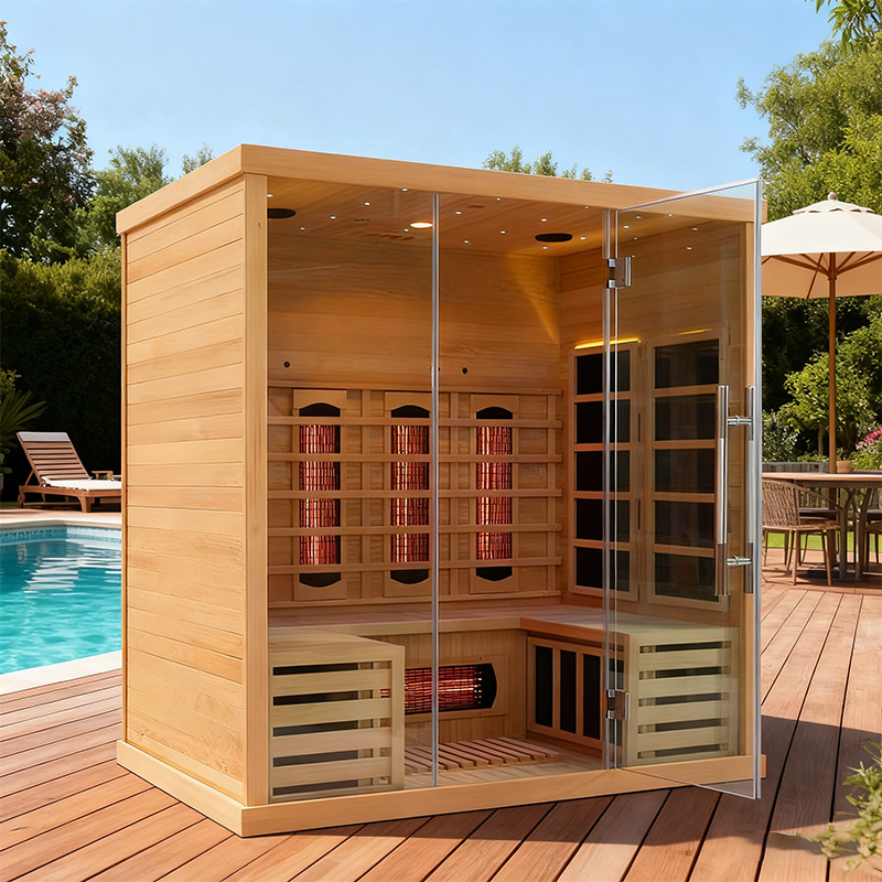 sala de sauna al aire libre