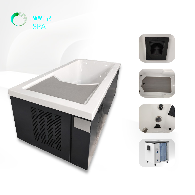 Banheira de gelo acrílica com sistema de refrigeração Banheira fria