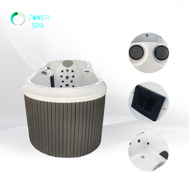 2-personers spa-boblebad