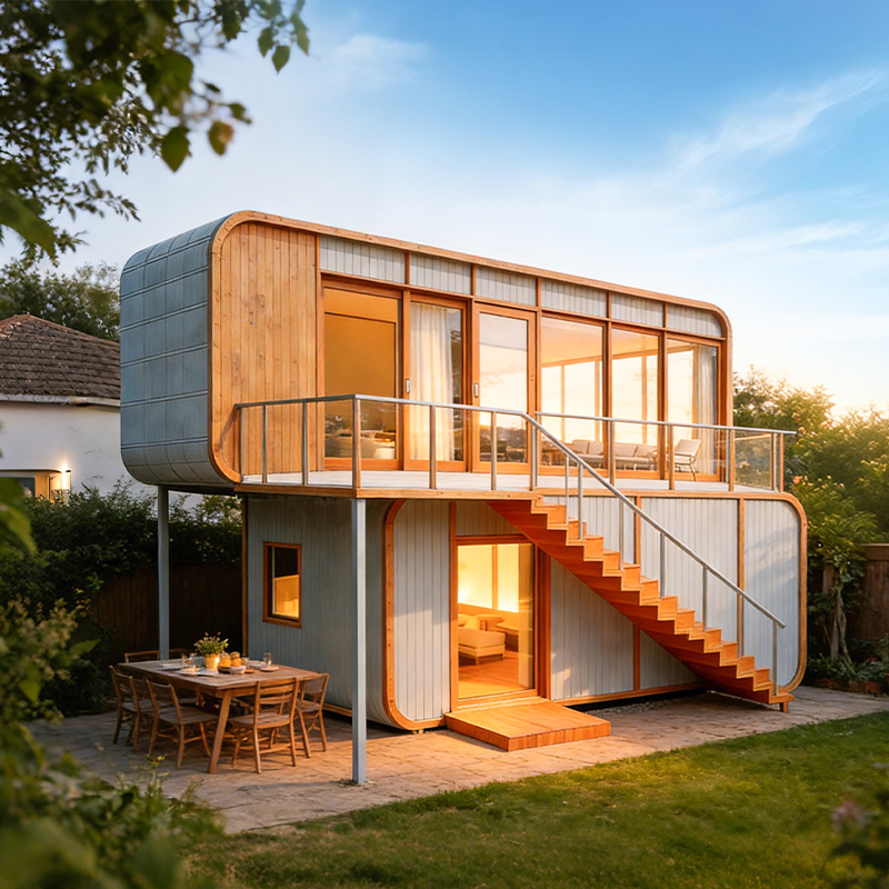 Casa a capsule a due piani